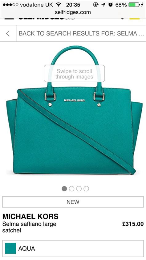 aqua michael kors bag|Michael Kors bag.